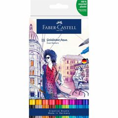 Retoladors Goldfaber Aqua Dual Faber-Castell 18 colors