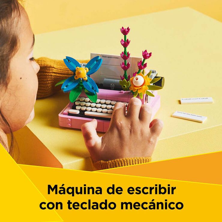LEGO&reg; LEGO Creator M&agrave;quina d&rsquo;Escriure amb Flors 31169