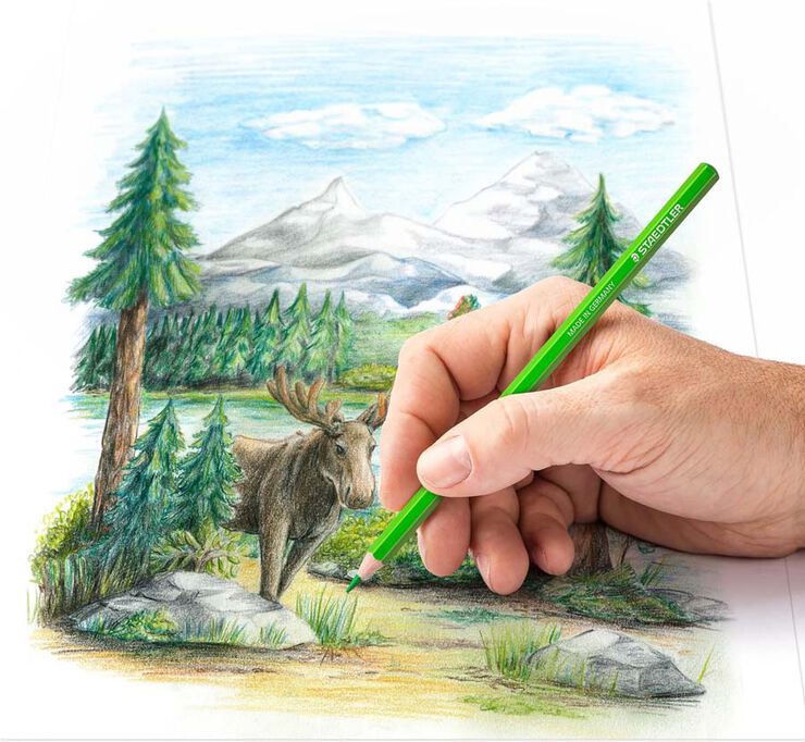 Llapis Staedtler Design 24 colors caixa metall