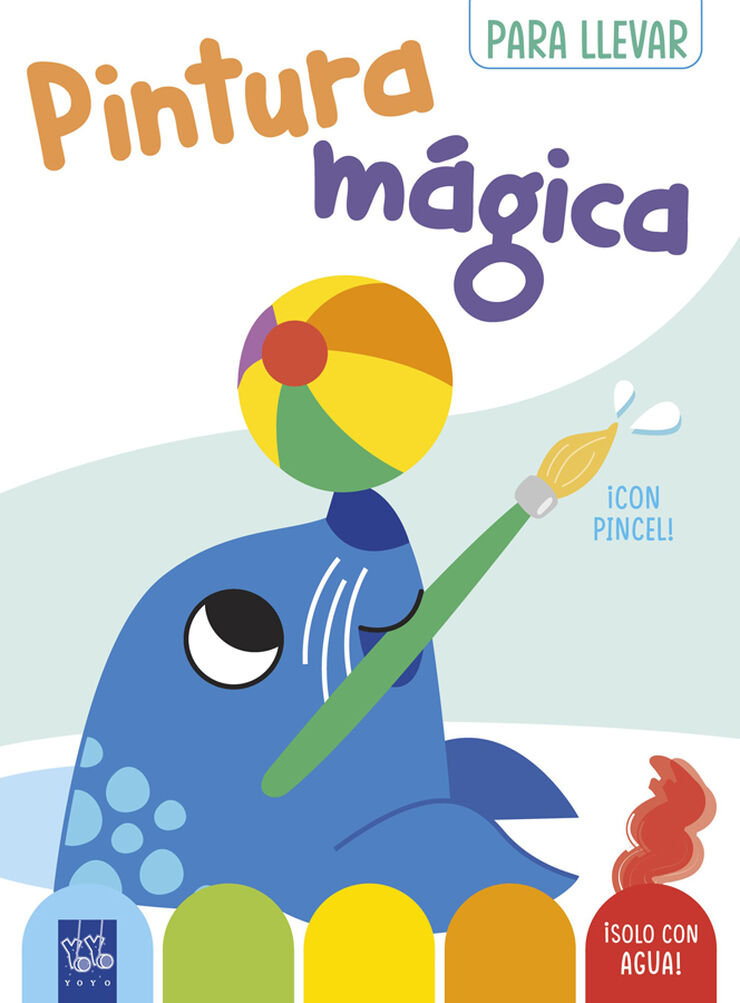 Pintura m&aacute;gica para llevar. Foca