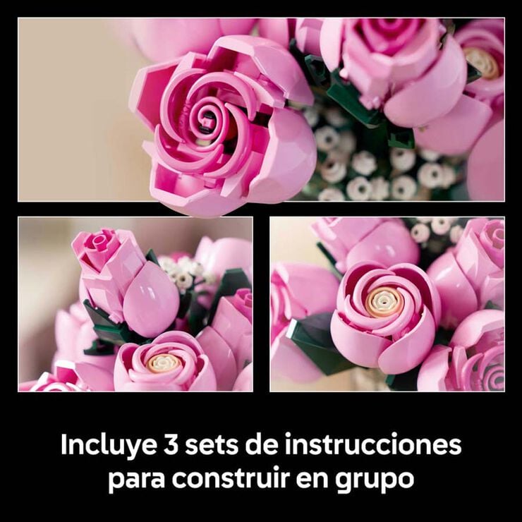 LEGO&reg; Botanicals Ramo de Rosas Rosadas 10374