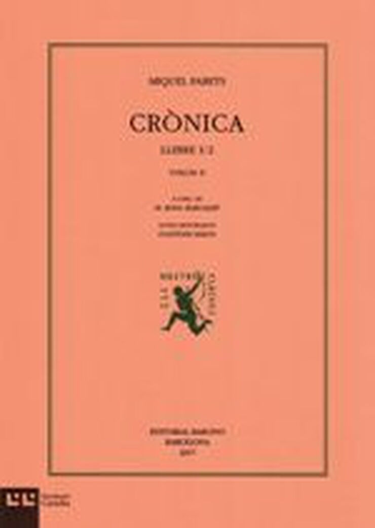 Cr&ograve;nica, vol II. Llibre I/2