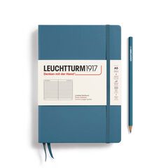 Llibreta Leuchtturm A5 tapa dura ratlla stone blue