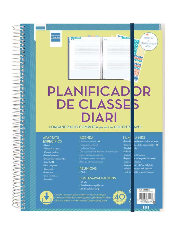 Planificador de clases Finocam catal&aacute;n