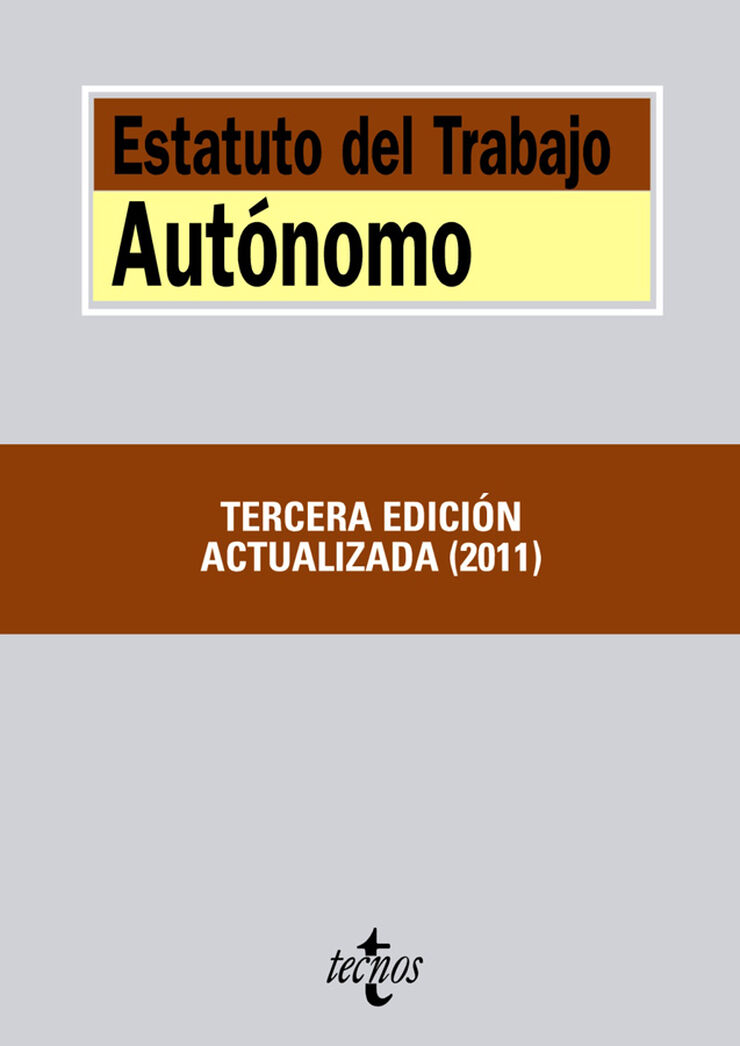 Estatuto del trabajo aut&oacute;nomo