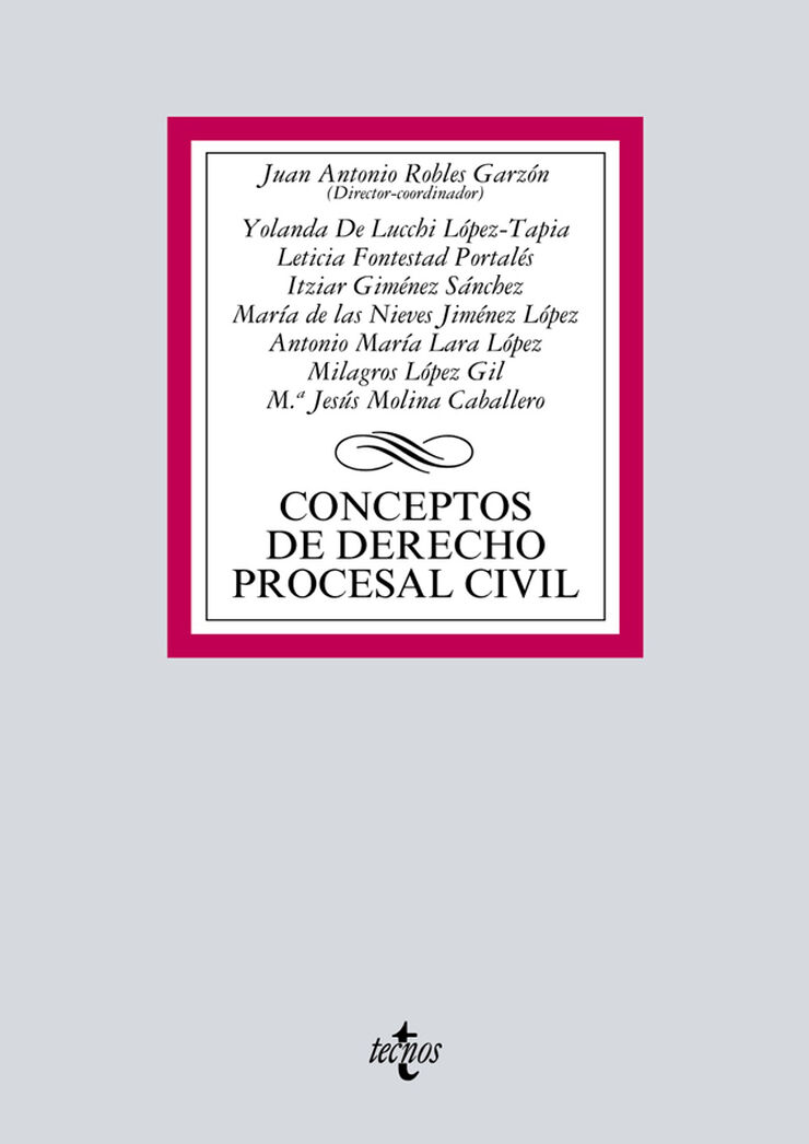 Conceptos de Derecho procesal civil