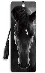 Punt de llibre 3D black horse