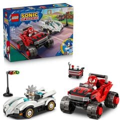 LEGO&reg; Sonic the Hedgehog&trade; Cotxe de Silver vs. Monster Truck de Knuckles 77118