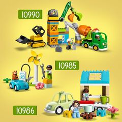 LEGO&reg; Duplo Town Aerogenerador y Coche El&eacute;ctrico 10985