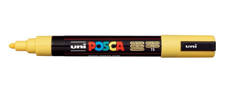 Rotulador Posca PC-5M 1,8-2,5mm amarillo medio