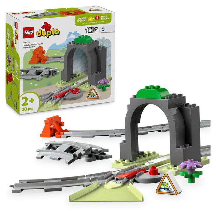 LEGO&reg; DUPLO Town Set d&rsquo;Expansi&oacute;: T&uacute;nel i Vies Ferrovi&agrave;ries 10425