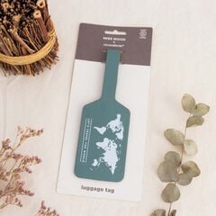 Etiqueta equipaje Miss Wood Vacavaliente verde