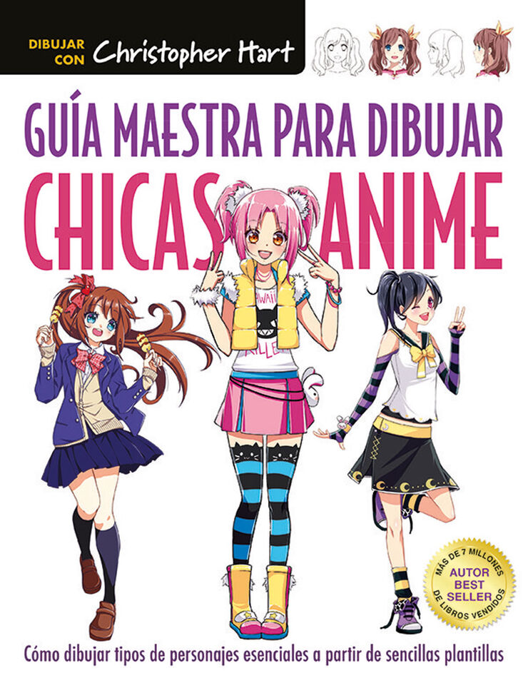 Gu&iacute;a maestra para dibujar chicas Anime