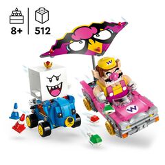 LEGO&reg; Super Mario Mario Kart&trade; &ndash; Wario y Rey Boo 72038