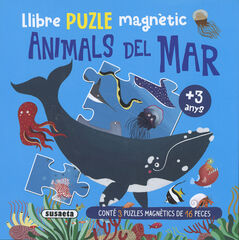 Llibre puzle magn&egrave;tic Animals del mar