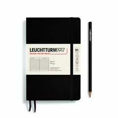 Llibreta Leuchtturm B6 tapa tova ratlla black