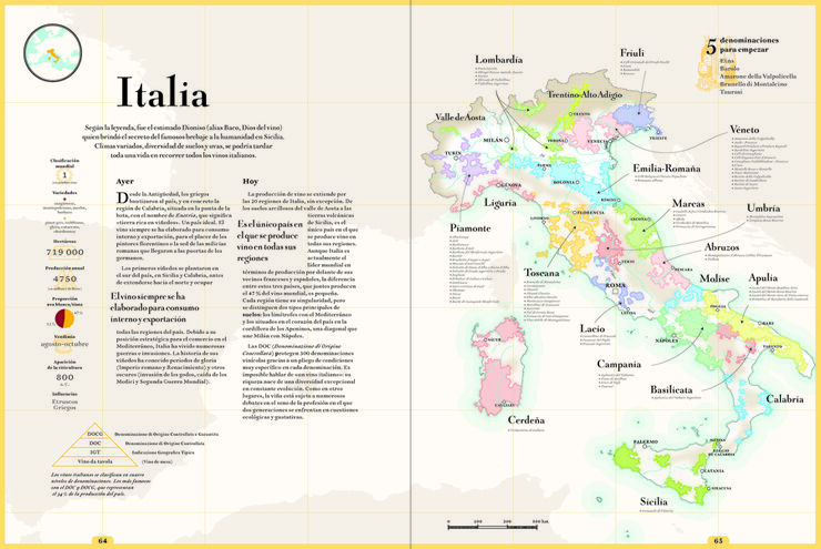 La carta de vinos, por favor. Nuevo atlas de las regiones vin&iacute;colas del mundo.