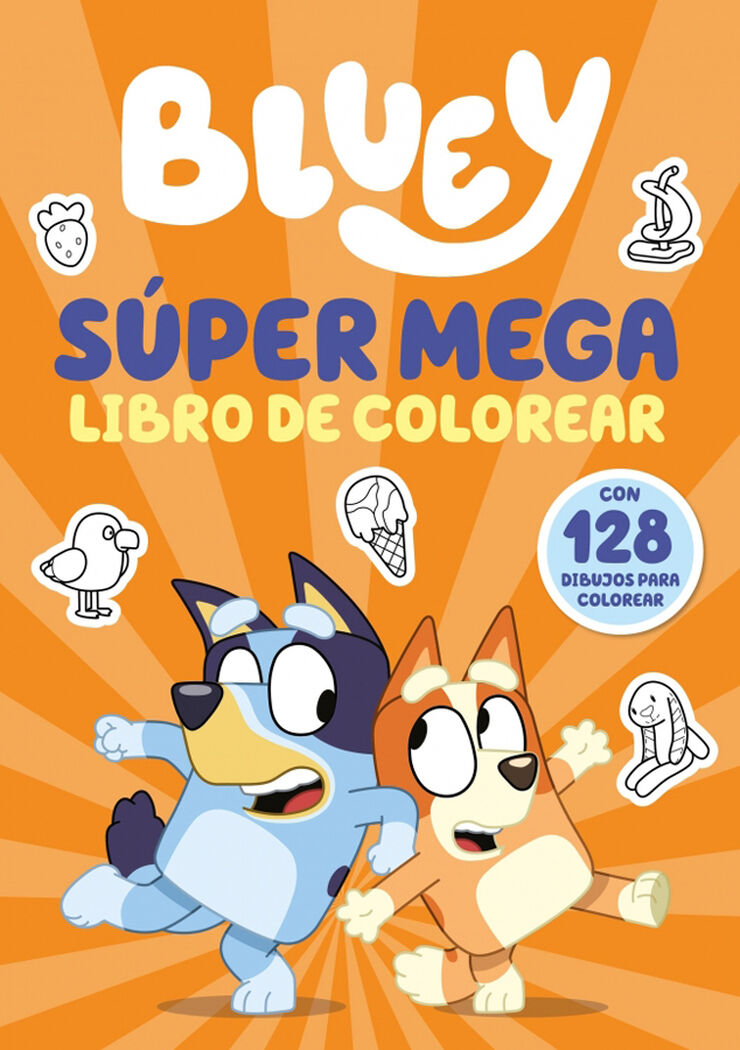 Bluey. Actividades - S&uacute;per mega libro de colorear