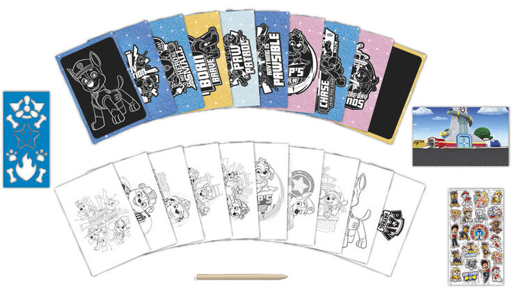 Llibre L&agrave;mina per Rascar Paw Patrol