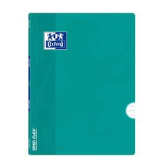 Libreta grapada A4 48 hojas raya margen Oxford Openflex aqua