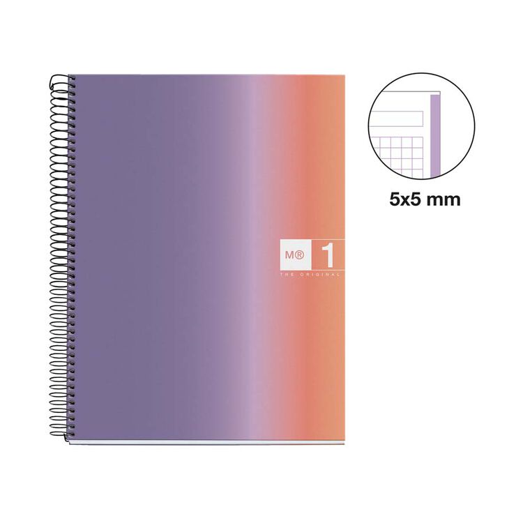 Notebook 1 Miquelrius A4 80 fulls 5x5 Aurora Provence