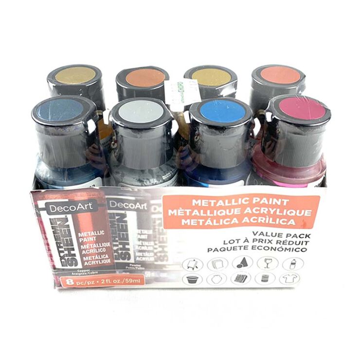 DecoArt Acr&iacute;lica Americana Extreme Sheen 8 colores