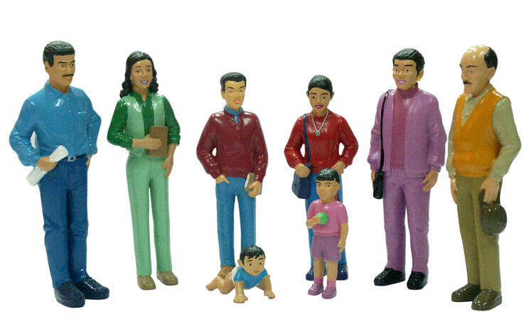 Figuras Amigos del mundo familia latinoamericana
