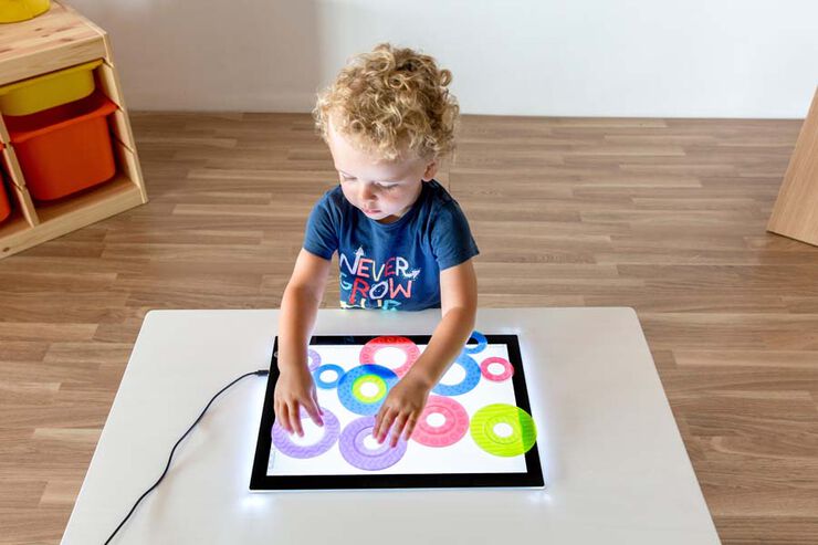 Anelles de colors Miniland Transl&uacute;cides