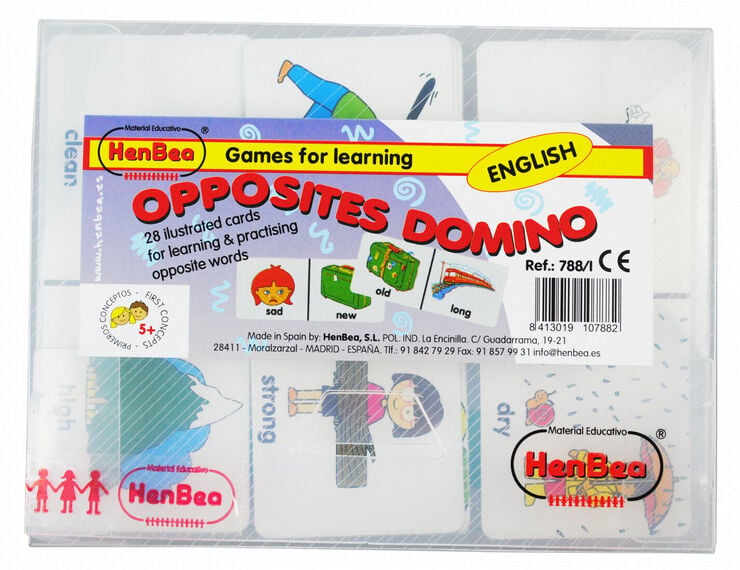 Domin&oacute; Contrarios ingl&eacute;s