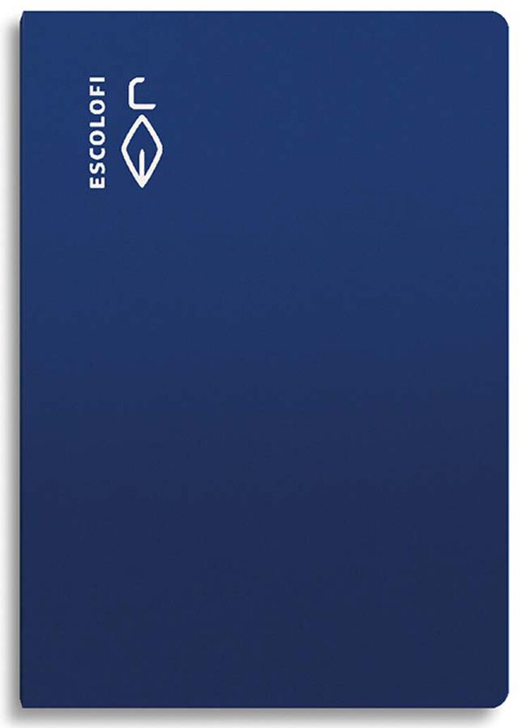 Libreta grapada Escolofi A4 50 hojas montessori 5mm margen azul