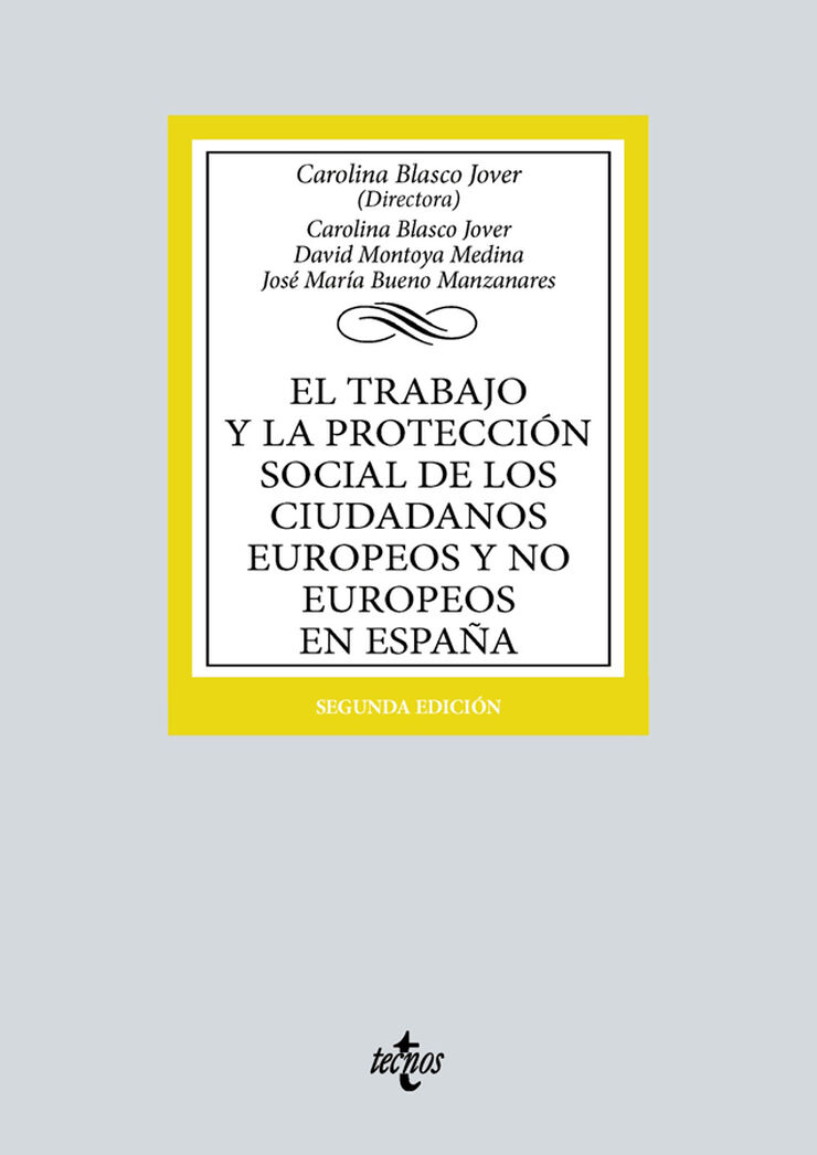 El trabajo y la protecci&oacute;n social de los ciudadanos europeos y no europeos en Espa&ntilde;a
