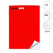Llibreta grapada Abacus A5 48 fulls 6x6mm vermell