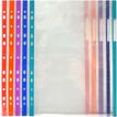 Funda/Bolsa multitaladro A4 Cristal margen color 10u