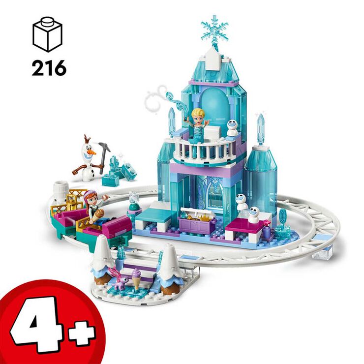 LEGO&reg; Disney Princess Castillo de Hielo de Elsa y Aventura en la Nieve 43281