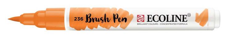 Retolador Ecoline Brush Pen ataronjat clar 236