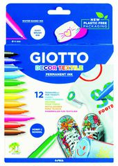 Retoladors Giotto Decor Textile 12 colors